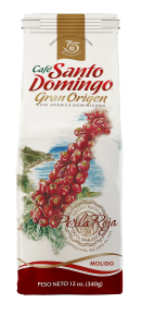 CAFÉ SANTO DOMINGO GRAN ORIGEN PERLA ROJA MOLIDO