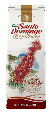 CAFÉ SANTO DOMINGO GRAN ORIGEN PERLA ROJA MOLIDO