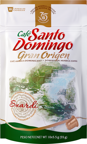 Cápsula de Espresso Café Santo Domingo Gran Origen Suardí 